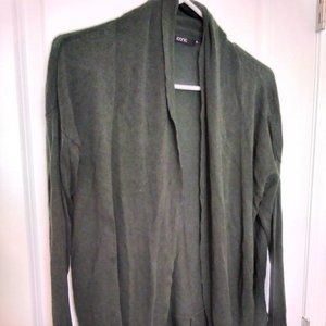 Women's Green ICONIC shawl sweater Size 10